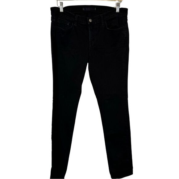 J Brand Black Jett Low Rise Skinny Jeans Style 3912C026 Women's Size 31 - Picture 2 of 12